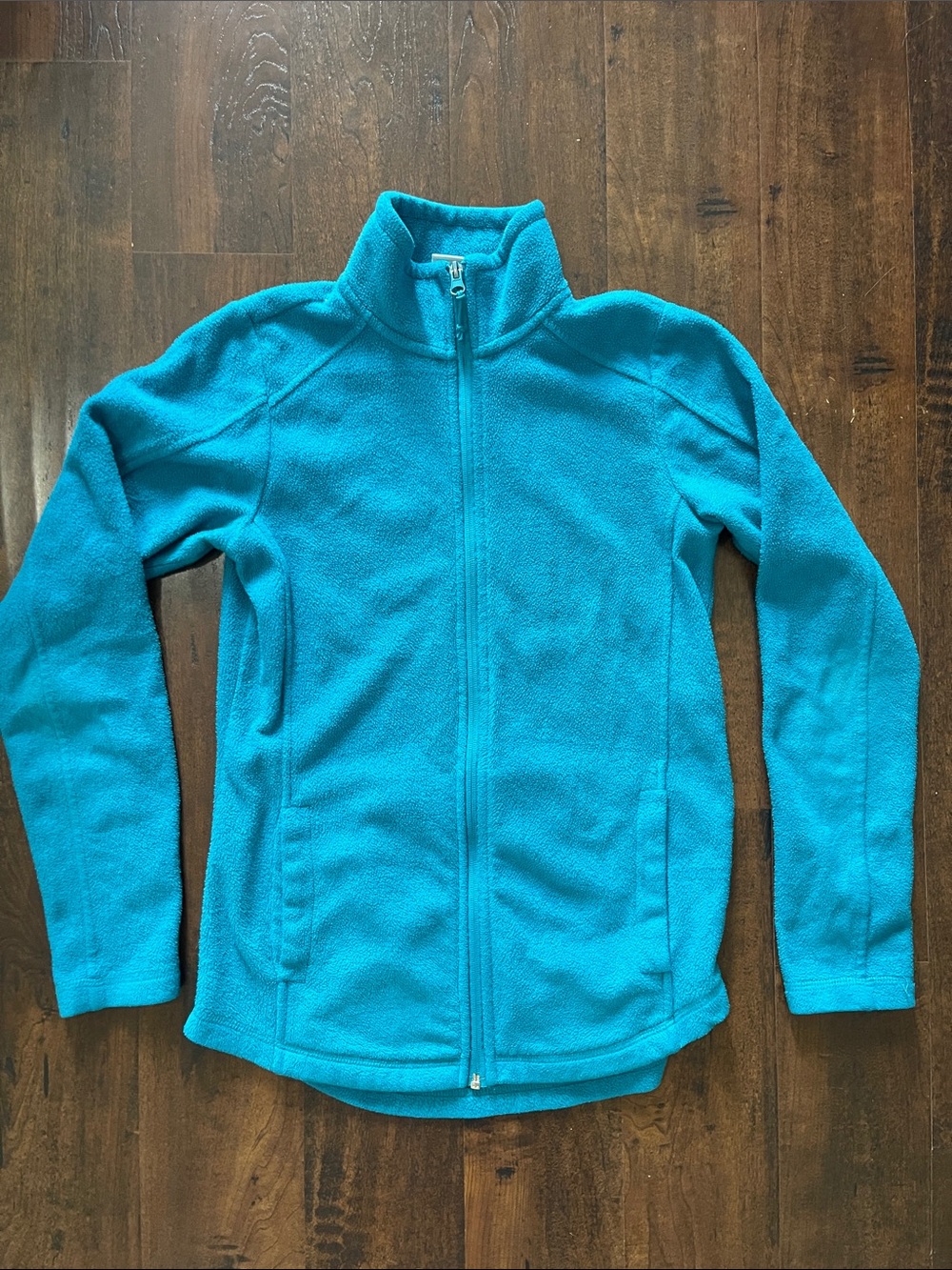 Magellan Outdoors Teal Full-Zip Fleece Jacket